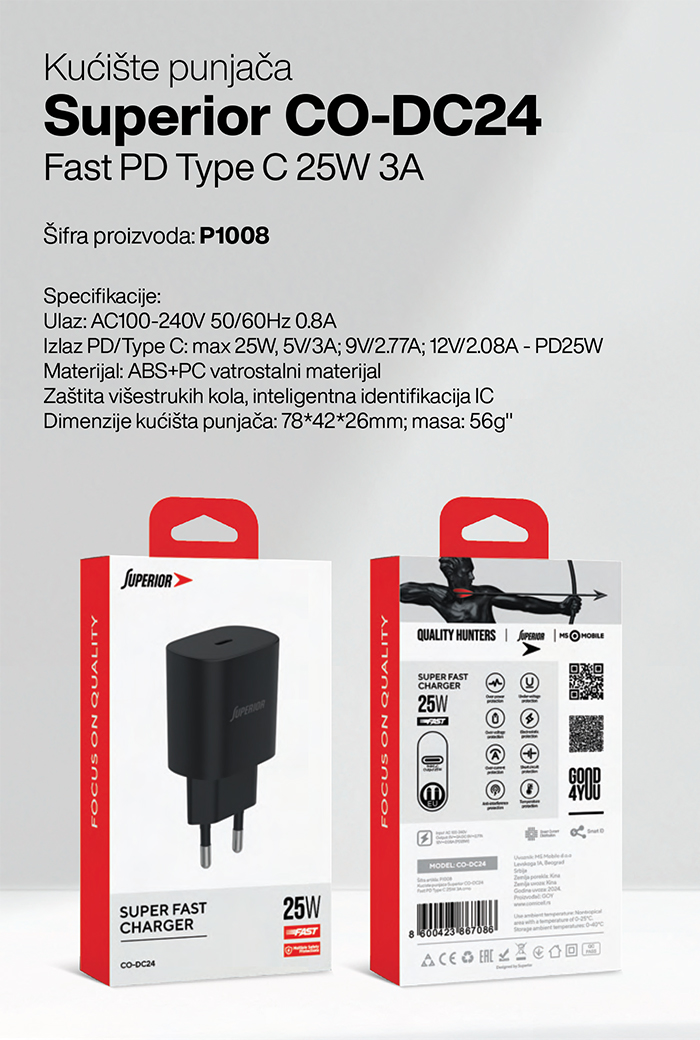 Katalog Superior - Punjači