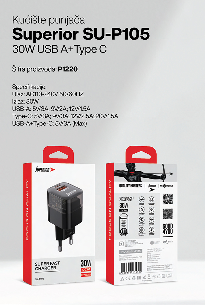 Katalog Superior - Punjači