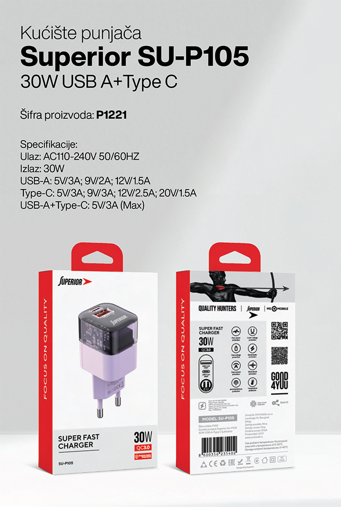 Katalog Superior - Punjači